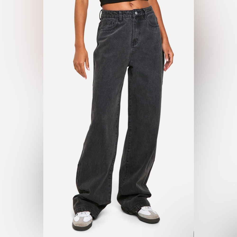 Tall Basics High Waisted Wide Leg Jeans